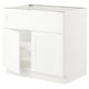 Option: SEKTION Base cab f hob/int extr w 2 doors