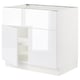 Option: SEKTION Base cab f hob/int extr w 2 doors