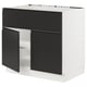Option: SEKTION Base cab f hob/int extr w 2 doors