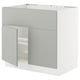Option: SEKTION Base cab f hob/int extr w 2 doors