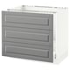 SEKTION Base cab f sink/waste sort/3 fronts