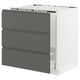 SEKTION Base cab f sink/waste sort/3 fronts