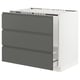 SEKTION Base cab f sink/waste sort/3 fronts