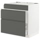 SEKTION Base cab f sink/waste sort/3 fronts