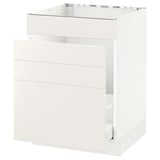 SEKTION Base cab f sink/waste sort/4 fronts