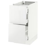 SEKTION Base cab with 2 fronts/3 drawers