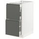 SEKTION Base cab with 2 fronts/3 drawers