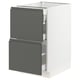 SEKTION Base cab with 2 fronts/3 drawers
