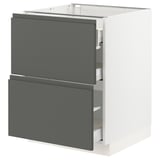 SEKTION Base cab with 2 fronts/3 drawers