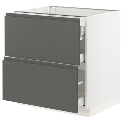 SEKTION Base cab with 2 fronts/3 drawers