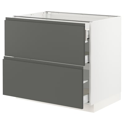 SEKTION Base cab with 2 fronts/3 drawers