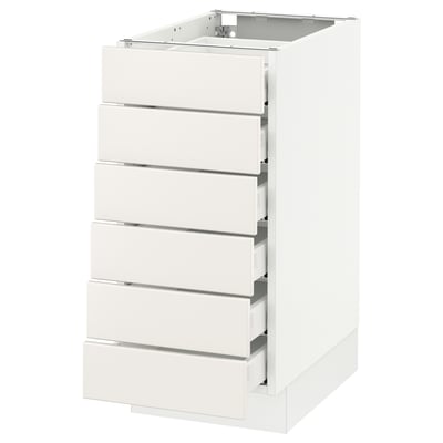 SEKTION Base cabinet 6 fronts/6 low drawers