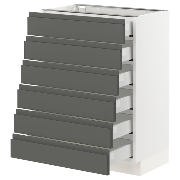 SEKTION Base cabinet 6 fronts/6 low drawers