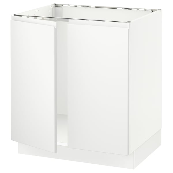 SEKTION Base cabinet for sink + 2 doors