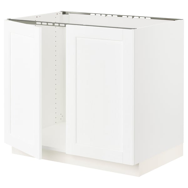 SEKTION Base cabinet for sink + 2 doors