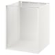 Option: SEKTION Base cabinet frame, white, 61x61x76 cm