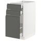 SEKTION Base cabinet/p-out storage/2 drwrs