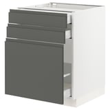SEKTION Base cabinet/p-out storage/2 drwrs
