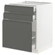 SEKTION Base cabinet/p-out storage/2 drwrs