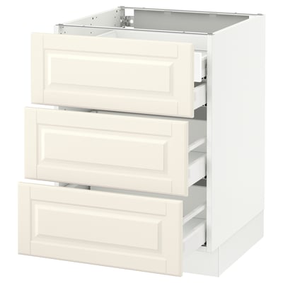 SEKTION Base cabinet w 3 fronts/4 drawers