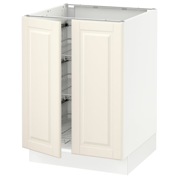 SEKTION Base cabinet w wire basket/2 doors