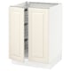 SEKTION Base cabinet w wire basket/2 doors