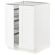 SEKTION Base cabinet w wire basket/2 doors