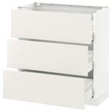 SEKTION Base cabinet with 3 drawers