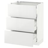 SEKTION Base cabinet with 3 drawers