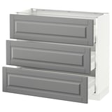 SEKTION Base cabinet with 3 drawers