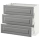 SEKTION Base cabinet with 3 drawers