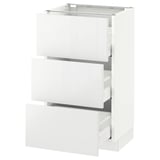 SEKTION Base cabinet with 3 drawers