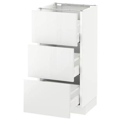 SEKTION Base cabinet with 3 drawers