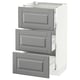 SEKTION Base cabinet with 3 drawers