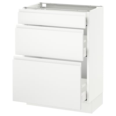 SEKTION Base cabinet with 3 drawers