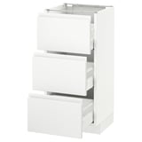 SEKTION Base cabinet with 3 drawers