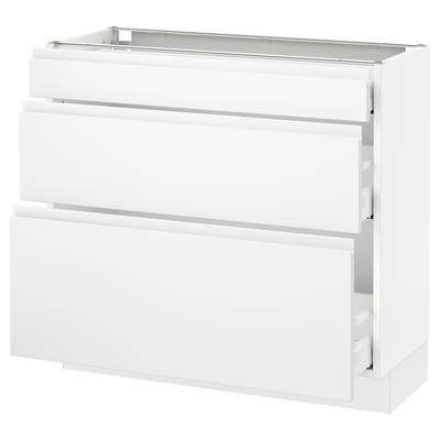 SEKTION Base cabinet with 3 drawers