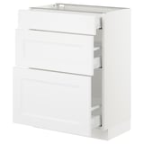 SEKTION Base cabinet with 3 drawers