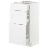 SEKTION Base cabinet with 3 drawers