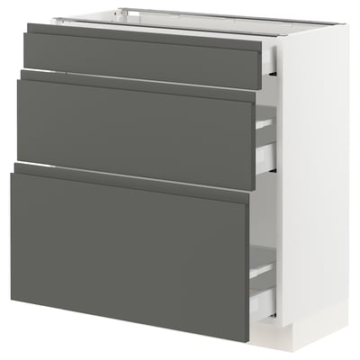 SEKTION Base cabinet with 3 drawers