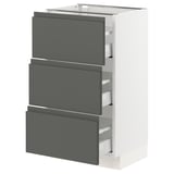 SEKTION Base cabinet with 3 drawers