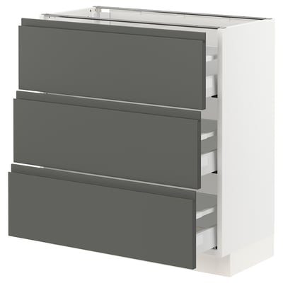 SEKTION Base cabinet with 3 drawers