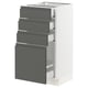 SEKTION Base cabinet with 4 drawers