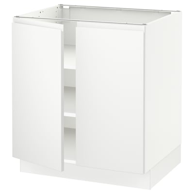 SEKTION Base cabinet with shelves/2 doors