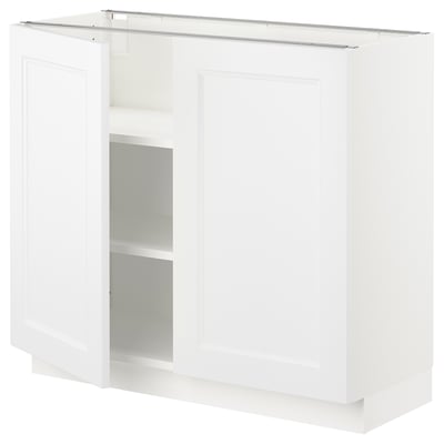 SEKTION Base cabinet with shelves/2 doors