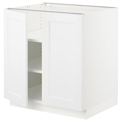 SEKTION Base cabinet with shelves/2 doors