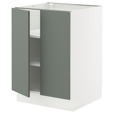 SEKTION Base cabinet with shelves/2 doors