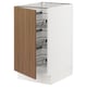 SEKTION Base cabinet with wire baskets