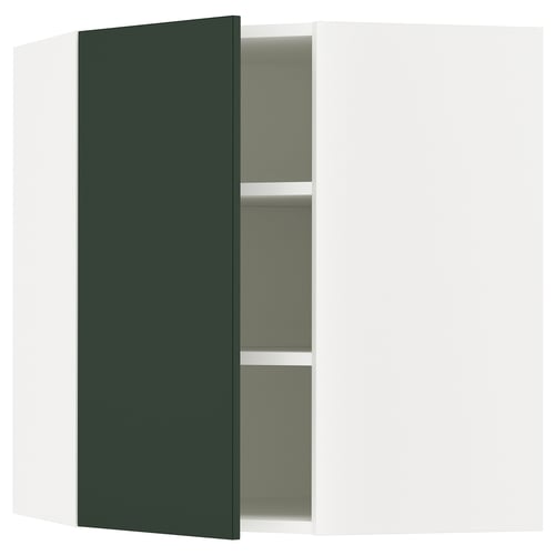 Open ikea SEKTION cabinet, dark inside, shelf shown.