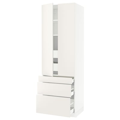 SEKTION High cab w 2 drs/3 fronts/5 drawers